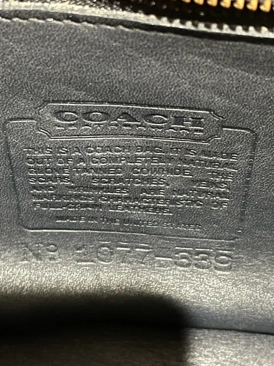 Vintage Coach Court Bag - Picture 9 of 10